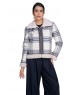 Women Jacket Cream blue